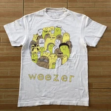 Rare Hot Weezer Rock Band Gift Funny White S to 5XL Shirt EM083