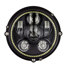 Eagle Lights 5 3/4" Generation III LED Headlight Kit with Halo Ring for Harley-D