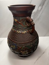 古董 銅製花觚 時代物 黄铜古董日本原创古董花瓶| eBay