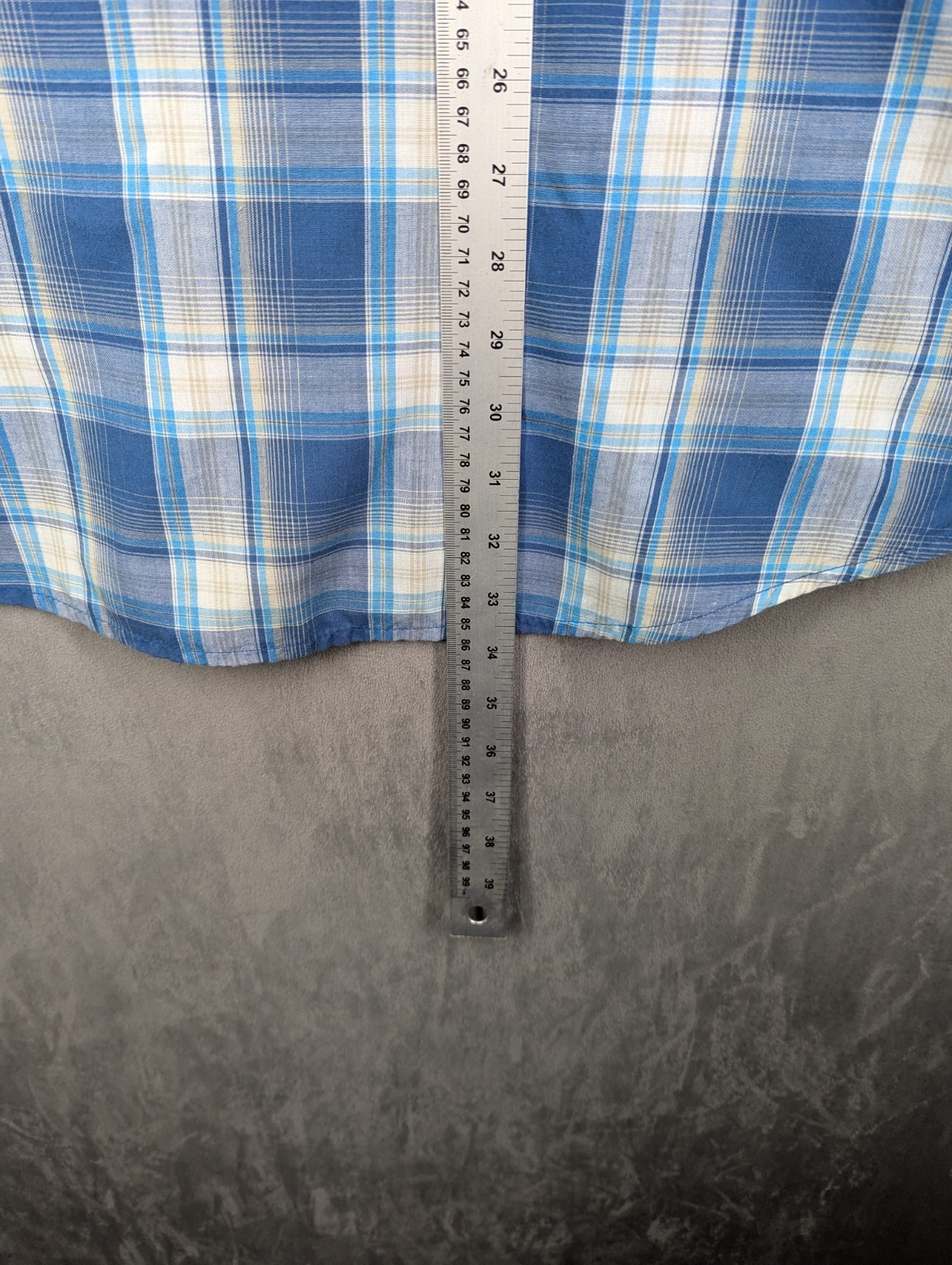 Wrangler Wrancher  Western Shirt Size XL Pearl Snap Short Sleeve lightweight USA image 6