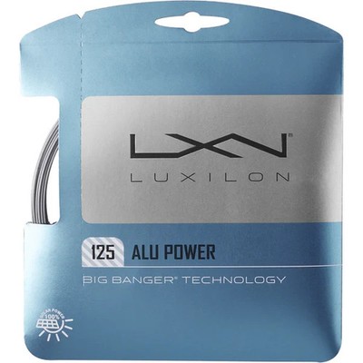 Luxilon ALU Power 125 17 Gauge 1.28mm Tennis String Set (Damaged Packaging)
