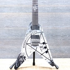 Schecter Randy Weitzel V-7 FR Satin White Floyd Rose 1500 Series Electric Guitar