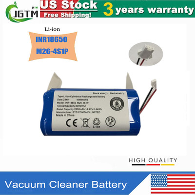 New INR18650 M26-4S1P Battery For Vacuum Cleaner 4INR19/66 3000mAh 41.44WH