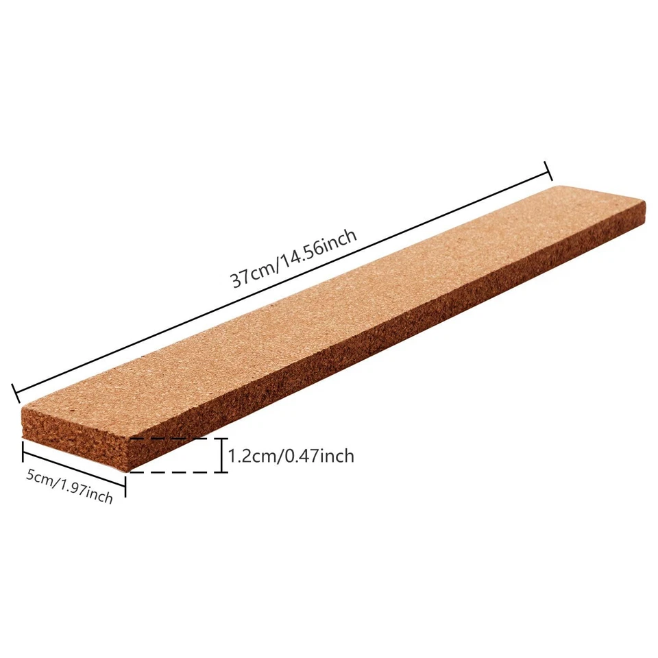 Cork Board Bulletin Board Bar Strip 15x2 Inch - 1/2 Inch Thick, Frameless Cor... - Image 2 of 4