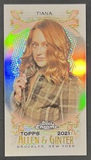 2021 Topps Allen & Ginter Chrome Mini Champions Sarah Tiana Comedian Refractor