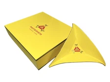 Habanos Montecristo Tricornio Yellow Table Ashtray