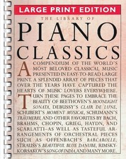 Music Sales America The Library of Piano Classics - Large Print Edition