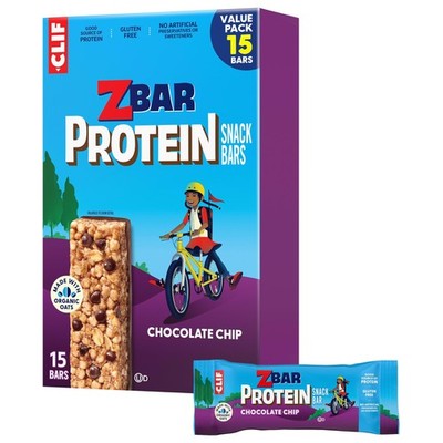 Zbar Protein Chocolate Chip Crispy Snack Bars Made with Organic Oats Non GMO 5g