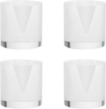 4 Pcs Small Ice Cream Cone Holder Stand 1.18 Inch Acrylic Rack Easy to Clean