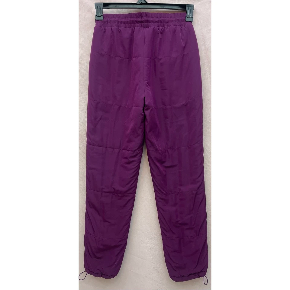 Pantalones de chándal Forever 21 Pantone acolchados acolchados púrpura pequeños Foto 2 de 4