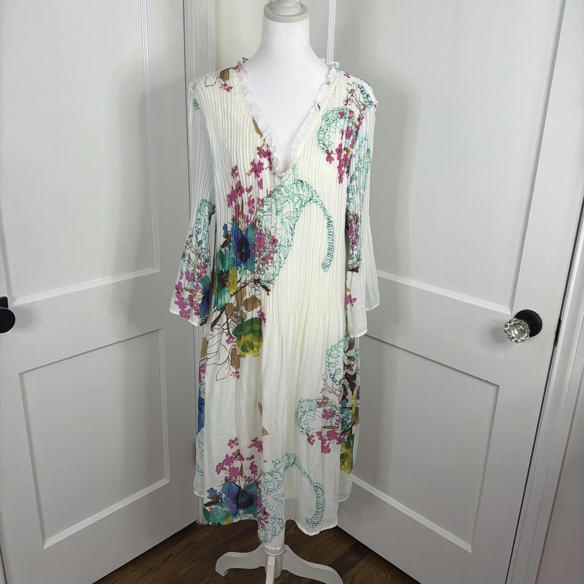 Knee Length 3/4 Sleeve Formal Plus Size Dresses for Women for sale | eBay