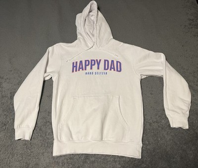 Happy Dad Seltzer Black Hoodie Sweatshirt Full Send Nelk Boys Size Medium