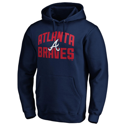Marineblauer Atlanta Braves Vatertag #1 Papa Pullover Hoodie für Herren Größe Large - Bild 2 von 4