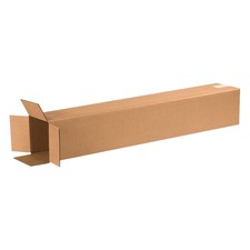 BOX USA Shipping Boxes Tall 6"L x 6"W x 36"H 25-Pack Corrugated Cardboard