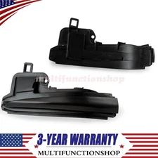 For 2016-2023 Toyota Tacoma Sequential Side Mirror Turn Signal Lights LED Smoked