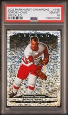 2022-23 Parkhurst Champions GORDIE HOWE Legend Speckled PSA 10