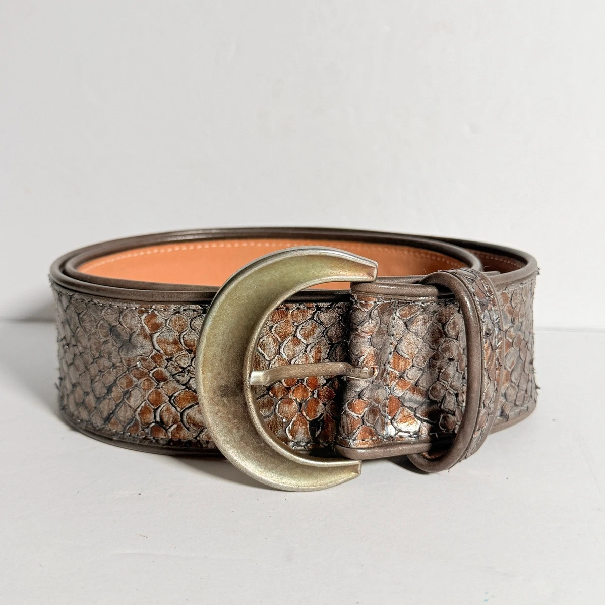 Vintage Metal Animal  Gray and Gold Embellished Belt Gold Animal Belt - Etsy main image 3