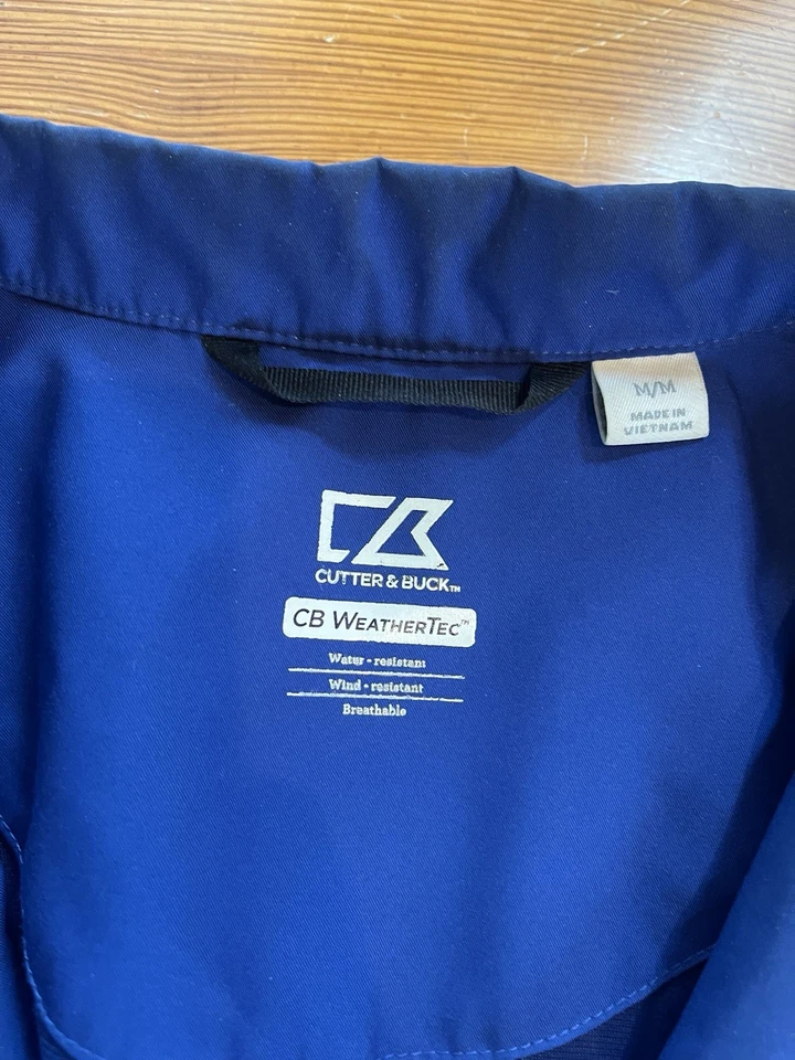 Chaqueta cortavientos Boston Strong Police Athletic League para hombre M, Cutter Buck azul Foto 4 de 4