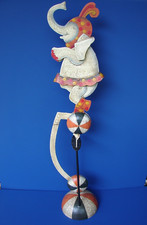 VTG Circus Elephant Swinging Moving Pendulum Metal Teeter Totter Balancing 24"