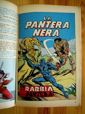 BLACK PANTHER IN JUNGLE ACTION 6 FIRST APPEARANCE KILLMONGER ITALIAN EDITION VG-