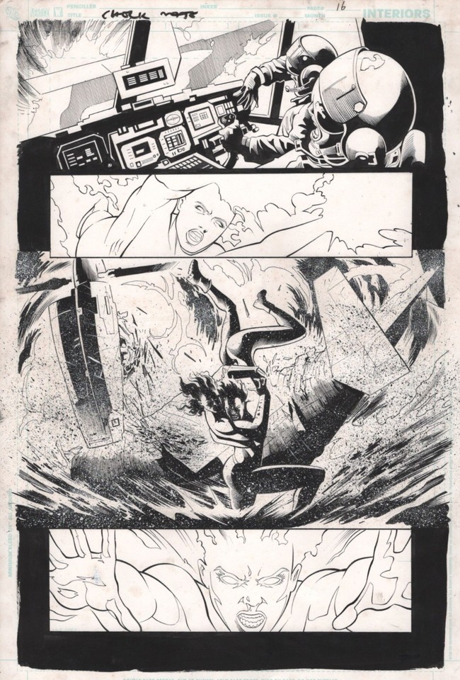 Checkmate 13 p16 by Joe Bennett and Jack Jadson. X The Outsiders! Comic Art