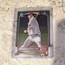 Jonah Tong 2023 Bowman Chrome Prospects 1st #BCP-105 New York Mets