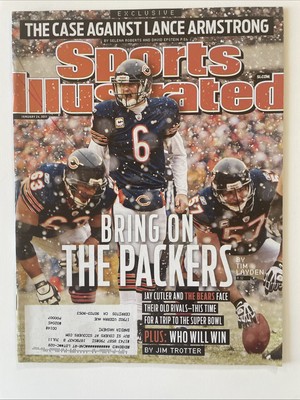 2011 January 24 Sports Illustrated Magazine Jay Cutler The Bears  Lance Armstron