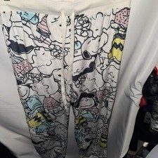 Peanuts Characters Fleece Pajama Lounge Pants Women  s M