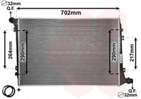 VAN Wezel MotorküHler WasserküHler *** IR Plus *** 58002224 FüR VW Skoda Audi A3