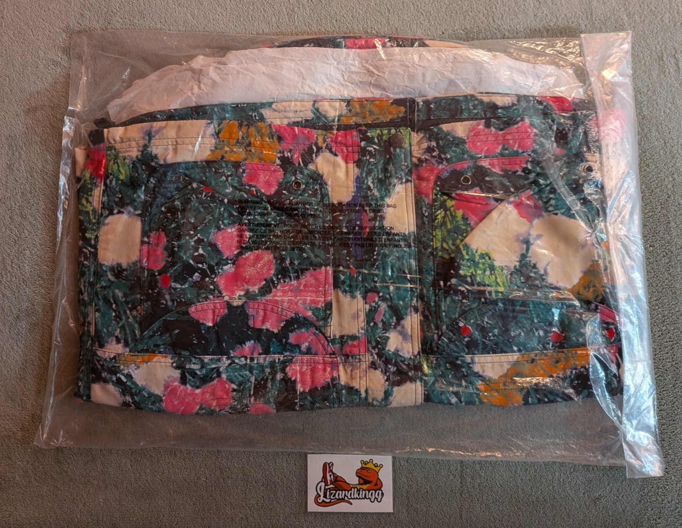 Supreme x The North Face Trekking Convertible Jacket - Flowers - Small - New! image 5