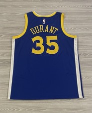 Nike 2017/18 Golden State Warriors Kevin Durant #35 Jersey Blue Men’s Size Large