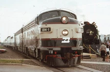 Duplicate Train Slide  Burlington Northern BN-1   06/22/1996 Galesburg IL