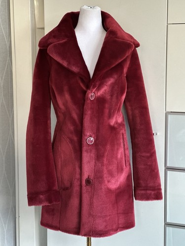 Alfredo Pauly Wendemantel Velours Optik Webpelz 40 42 L HSE NP 110€ Mantel Jacke - Bild 4 von 13
