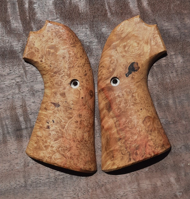 Custom Stabilized Box Elder Burl Ruger Bisley grips