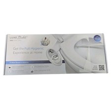 LUXE Bidet W85 Fresh Water Dual-Nozzle Non-Electric Bidet Attachment Pearl Gray