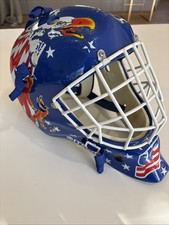 Masque de gardien de but de hockey vintage Itech Garth Snow 1994 USA réplique street hockey