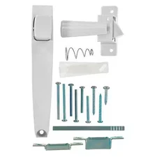 Wright Products V333wh Push Button Latch, White
