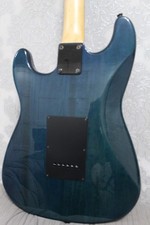 Rare Vintage Silver Star Stratocaster Electric Guitar Quilted Maple Green Burst