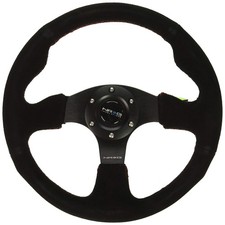 Rst-012s-rs 320mm Reinforced Sport Suede Steering Wheel Red Stitch Rst-012s-rs 320mm Reinforced Sport Suede Steering Wheel Red Stitch