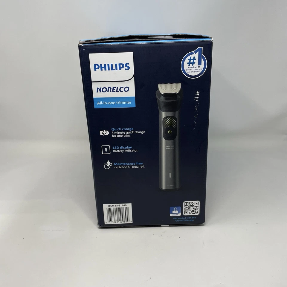 Philips Norelco All In One Trimmer 24 Tools & Accessories Head Face Body Wet Dry - Image 3 of 4