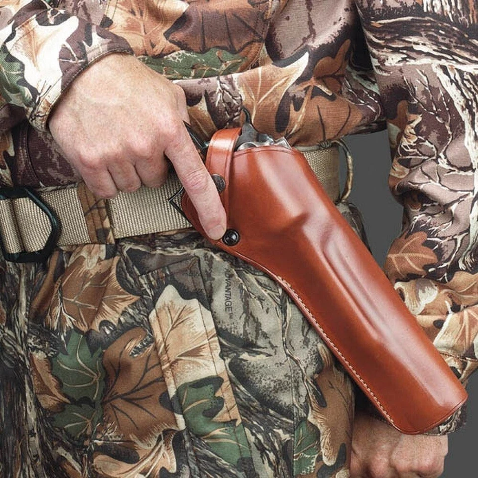 Galco Sao Strongside/Crossdraw Belt Holster For Colt .357 SAA 4 3/4" Tan - Image 3 of 4