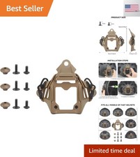 Tactical Helmet NVG Mount Shroud Steel Sports Camera Bracket Base for Fast He...
