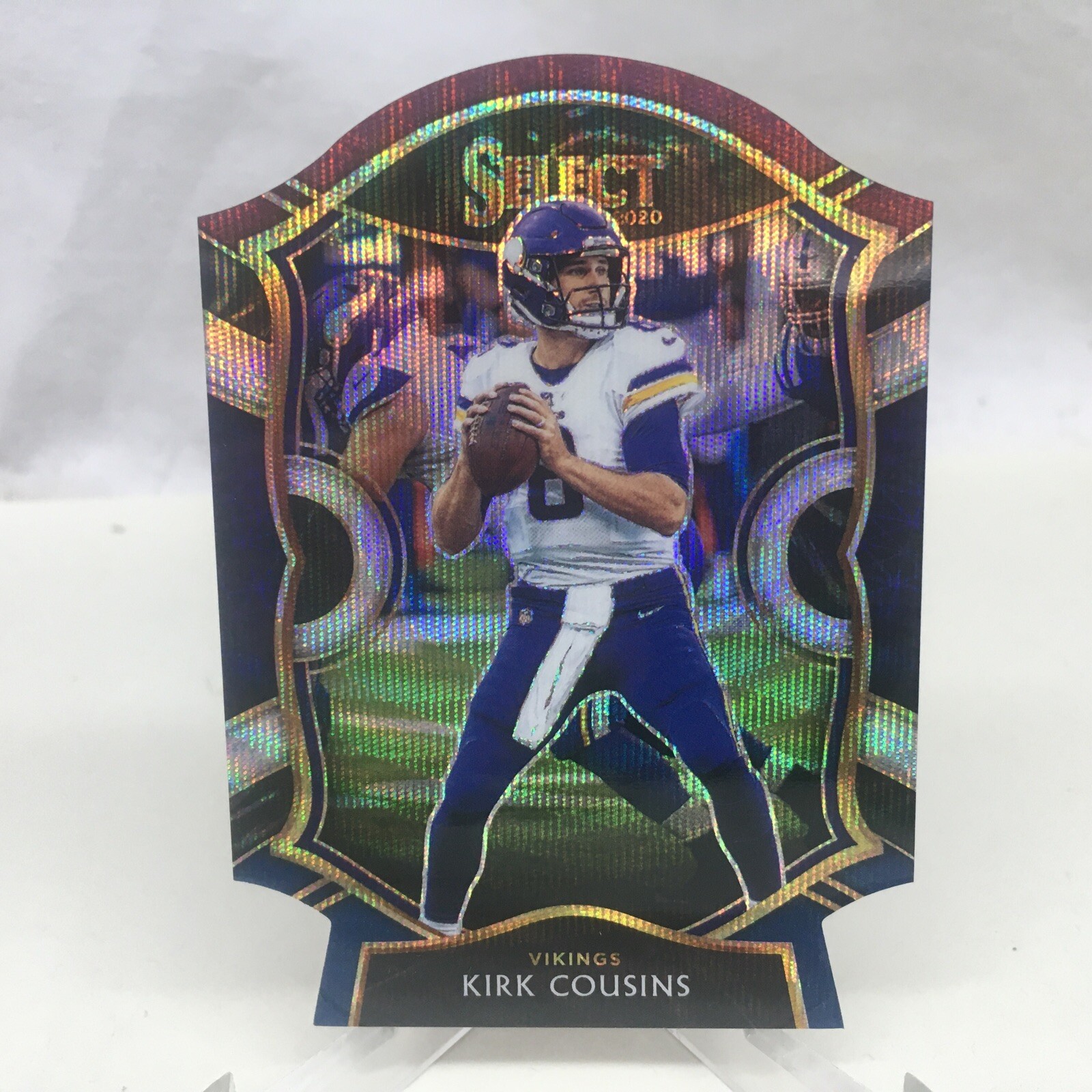 Kirk Cousins 2020 Panini Select #24 Concourse Prizm Die Cut Minnesota Vikings