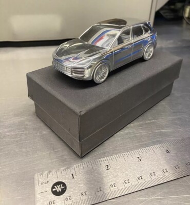 Porsche Cayenne Turbo Limited Edition 1:43 Billet Aluminum Paperweight