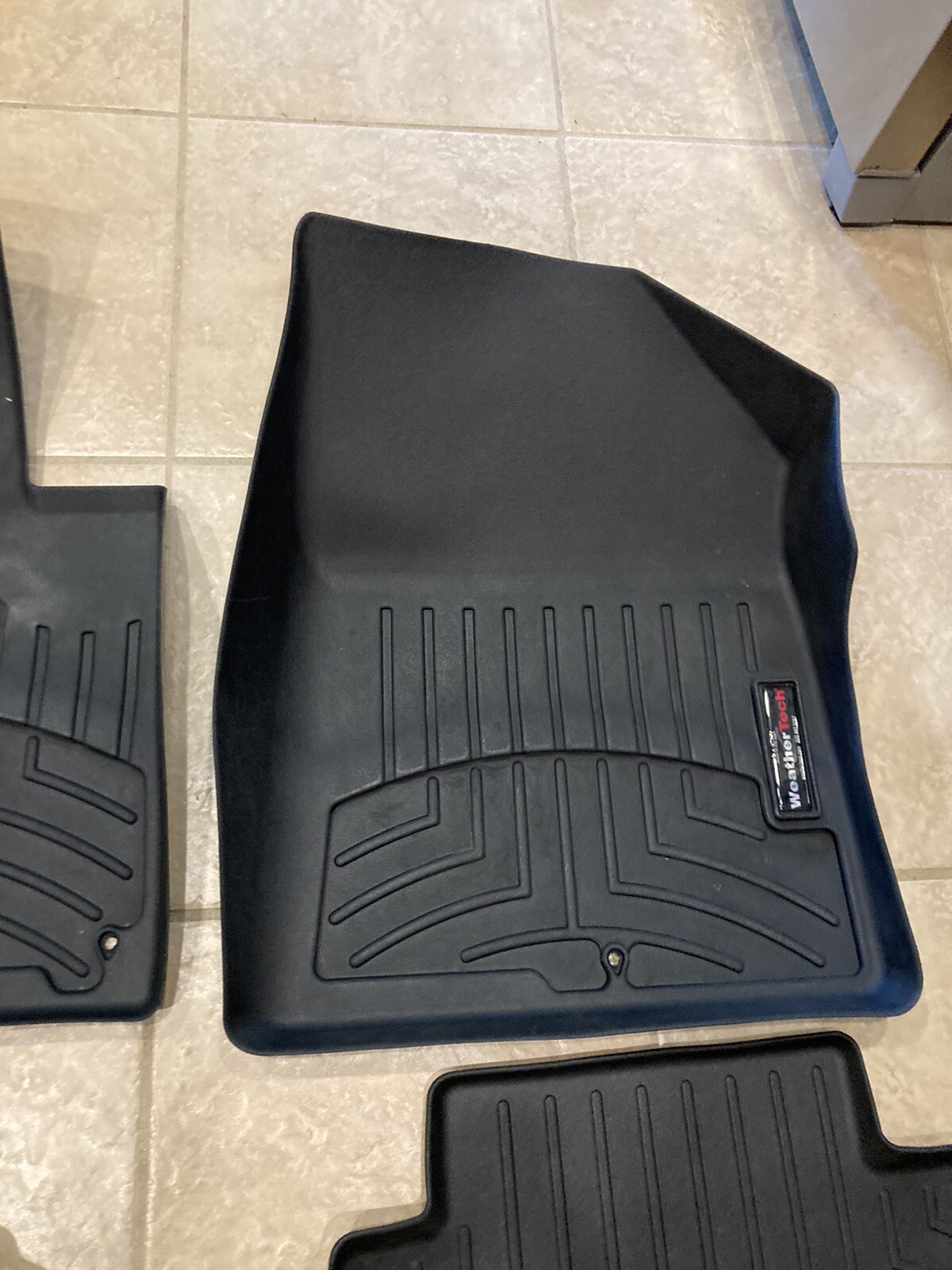 20192020 Hyundai Santa Fe WeatherTech FloorLiner Floor Mats Black 1st + 2nd Row eBay