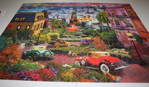 Rompecabezas Ceaco 1000 piezas colorido Lombard Street 30X24 #3231-25 - Imagen 3 de 9