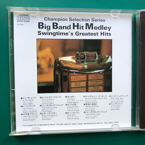 BIG BAND HIT MEDLEY Swingtime’s Greatest Hits Jazz CD Champion Series JAPAN RARE - Imagen 3 de 8