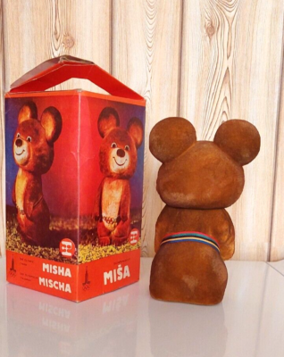 XXII Moscow-1980 Olympics Games Polymer Mascot Bear MISHA in