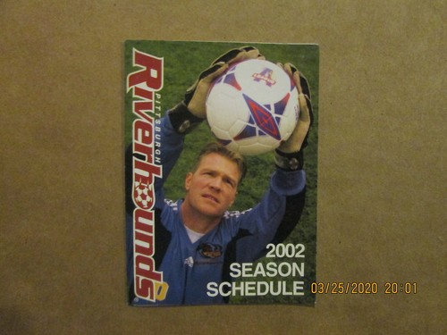USL Pittsburgh Riverhounds Vintage Circa 2002 Team Logo Soccer Pocket 