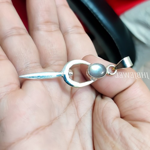 Labradorit Blau Edelstein 925 Sterling Silber Anhänger Große Auswahl Schmuck - Bild 5 von 6